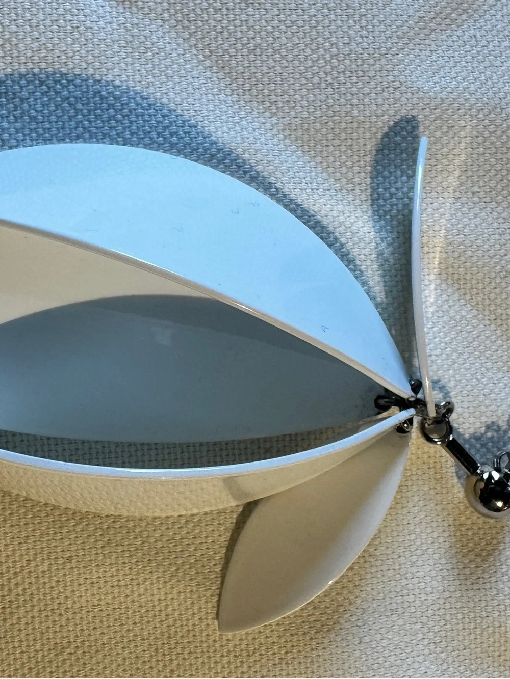 Proenza Schouler Silver-White Petal Drop Earrings - Women's Accessories
